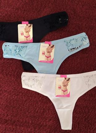 Стринги вставка из кружева