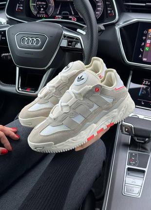 Код в2024 🔶женские кроссовки adidas originals niteball new beige orange