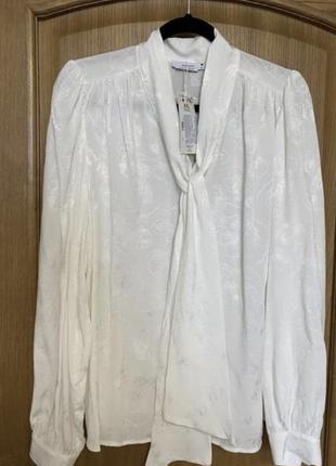 Нова біла ніжна блуза віскоза 52-54 р