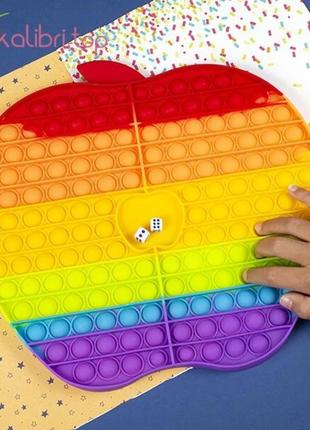 Гра поп-іт яблуко кольорове