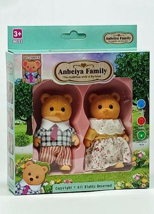 Игровой набор star toys "anbeeiya family" флоксовые мишки 012-02c