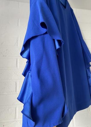Блузка hallhuber синя2 фото