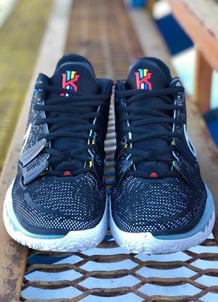 🏀nike kyrie 7 black white🏀 кроссовки найк мужские баскетбольные, кроссовки мужские высокие найк10 фото