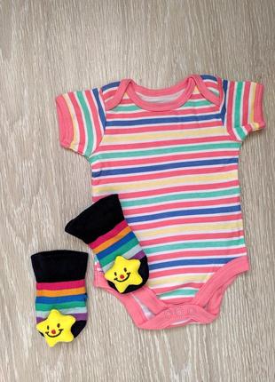 Боди носочки набор комплект
