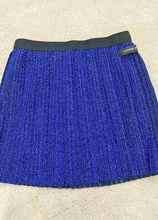 Велюрова спідниця люрексова для дівчинки name it 86, 92