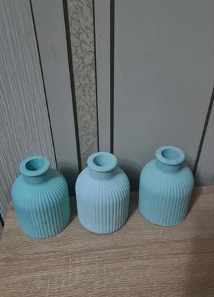 Гипсовая ваза для цветов7 фото