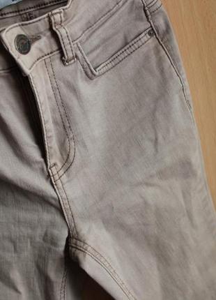 Штаны скини бежевые джинсы 24-25 размер xs_s6 фото