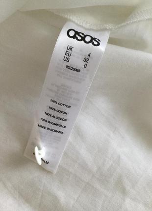 Белое платье с открытыми плечами asos4 фото