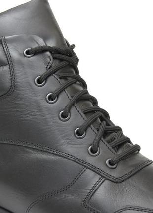 Зимние кроссовки на меху кожаная мужская обувь больших размеров 46 47 48 rosso avangard rebaka black bolt bs8 фото