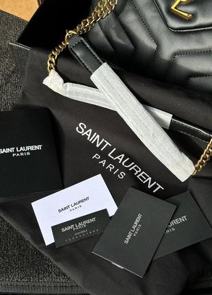 Сумка клатч premium ysl small loulou in quilted leather2 фото