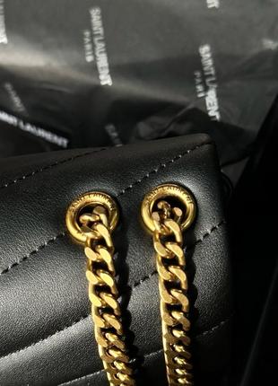 Сумка клатч premium ysl small loulou in quilted leather6 фото