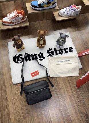 Сумка месенджер louis vuitton monogram black