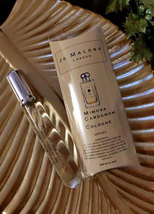 Неповний флакон, ціну знижено! jo malone тестер, парфюм mimosa & cardamon