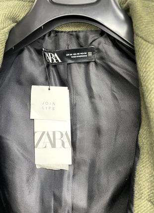 Пальто женское шерстяное zara5 фото