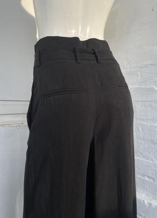 Широкие брюки палаццо cos на высокой посадке lyocell эко ткань ecofriendly7 фото