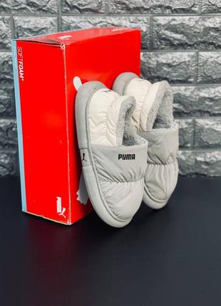 Мужские дутики дутиши серые puma3 фото