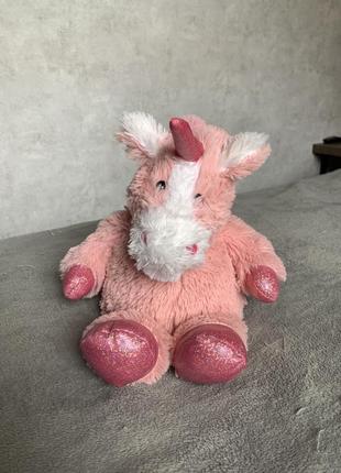 Мʼяка іграшка грілка єдиноріг