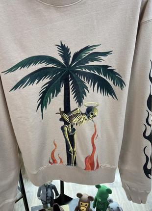 Свитшот palm angels beige 3