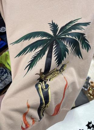 Свитшот palm angels beige 5
