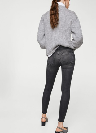 Женские темно-серый облегающие джинсы, хs2 фото