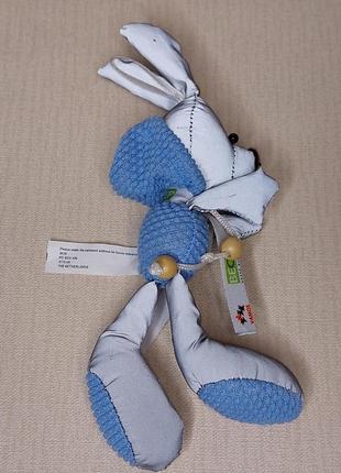 Светоотражающая игрушка талисман зайчик