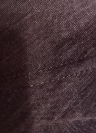 Лонгслив бардово коричневого цвета, меланж, нежная шерсть и шелк10 фото