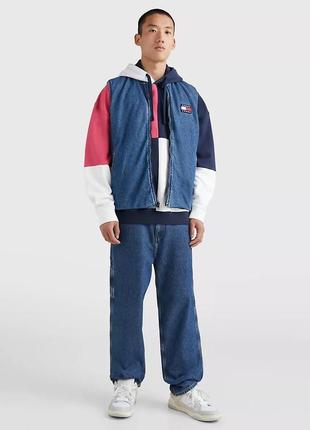 Двусторонняя джинсовая жилетка tommy hilfiger4 фото