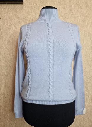 Нежный свитер, джемпер из кашемира и шерсти jaeger, оригинал