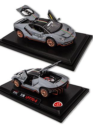 Металева машинка miniauto 1:24 lamborghini lp770 model tzp172