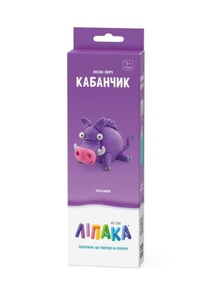 Набір пластиліну, що самостійно твердіє ліпака лісові звірі кабанчик tzp111