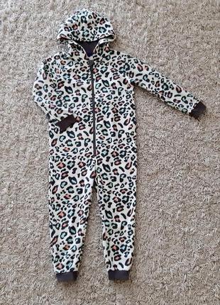 Флисовый слип, пижама, кигуруми lupilu 110-116 размера.1 фото