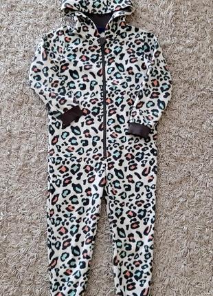 Флисовый слип, пижама, кигуруми lupilu 110-116 размера.2 фото