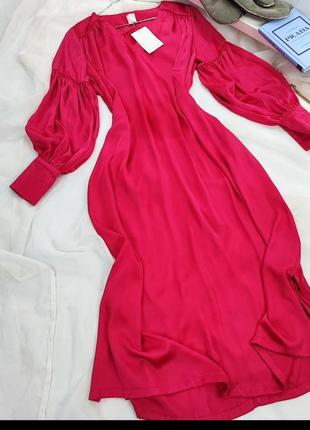 Сатинова сукня h&amp;m1 фото
