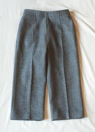Сірі вовняні укорочені штани жіночі calacaterra, розмір s