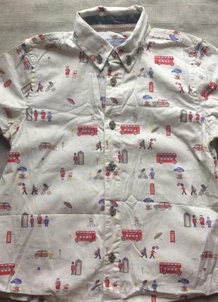 Летняя рубашка с лондонским принтом monsoon