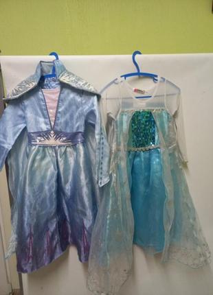 Карнавальні сукні принцеси ельзи,крижане серце3 фото