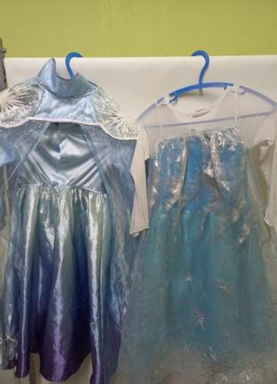 Карнавальні сукні принцеси ельзи,крижане серце5 фото