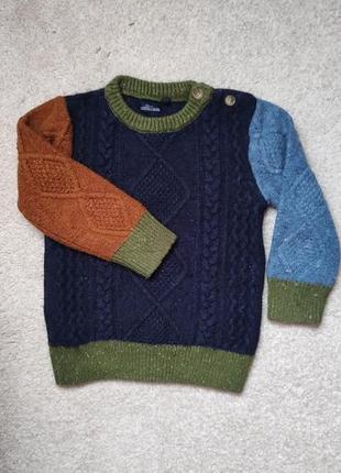 Стильный, шерстяной свитер1 фото