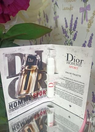 Christian dior dior home sport eau de toilette 1 мл с распылителем, флакон3 фото