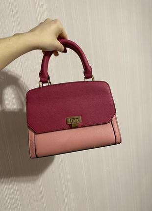 Сумка сумочка accessorize маленька рожева2 фото
