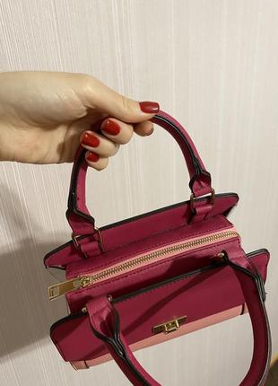 Сумка сумочка accessorize маленька рожева4 фото