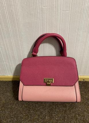 Сумка сумочка accessorize маленька рожева3 фото