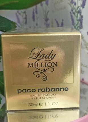 Парфумована вода для жінок paco rabanne lady million 30 мл2 фото