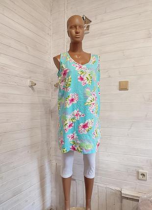 Натуральная пижама верх l-xl чуть больше низа