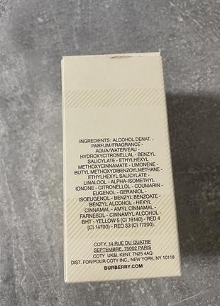 Парфюмированная вода для женщин burberry weekend for women
