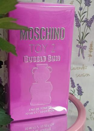 Туалетна вода для жінок moschino toy 2 bubble gum eau de toilette spray 30 мл