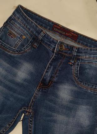 Синие джинсы подростковые мужские s 13-14-15-16 лет (26) vingvgs jeans5 фото