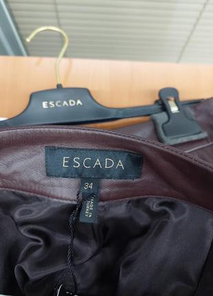 Штани шкіряні escada,оригінал.скідка!4 фото