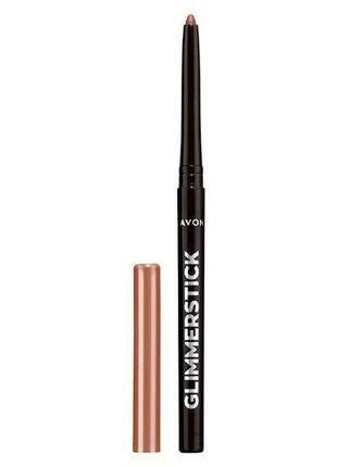 Олівець для губ "avon glimmerstick" натуральний. (nude)1 фото