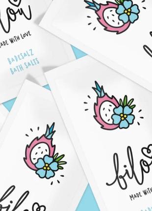 Сіль для ванни bilou, морська сіль для ванни, bilou сіль для ванни, 1 шт